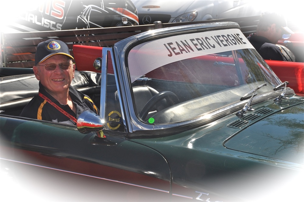 Chris in his Tiger at 2012 F1 GP